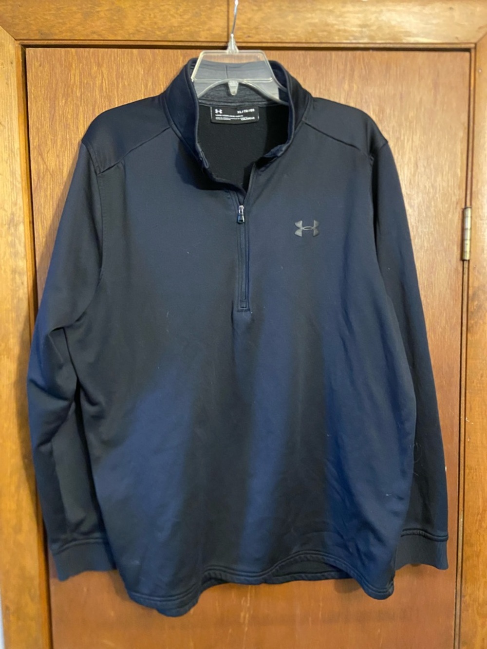 Under Armour Cold Gear Men's Black Half-Zip Performance Top
